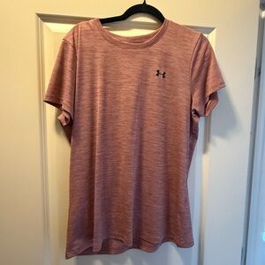 Under Armour Women's Heathered Mauve Tee